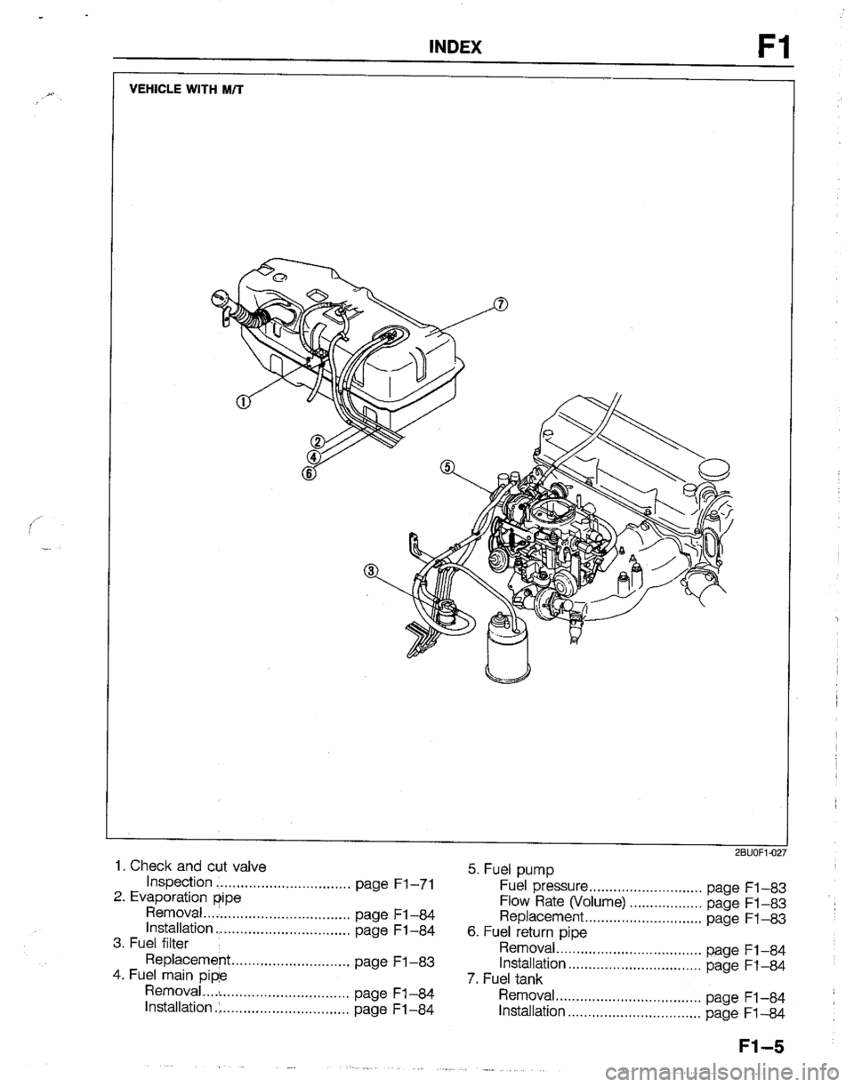 MAZDA B2200 1992  Workshop Manual 