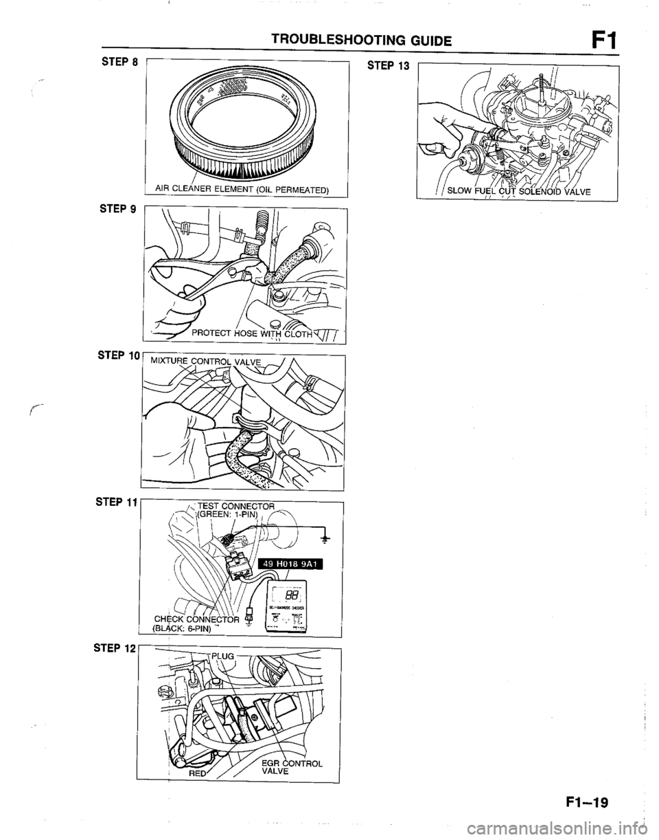 MAZDA B2200 1992  Workshop Manual 