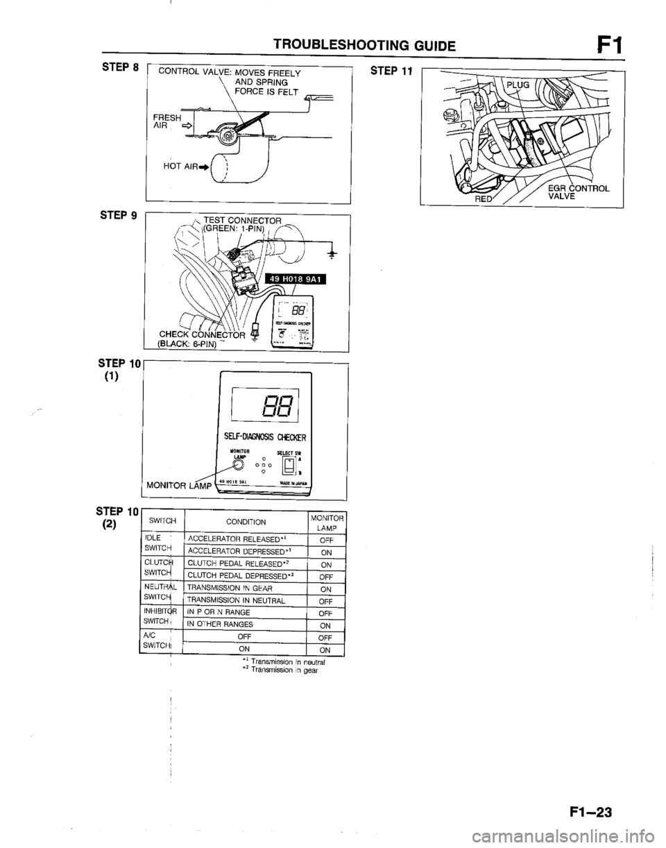MAZDA B2200 1992  Workshop Manual 