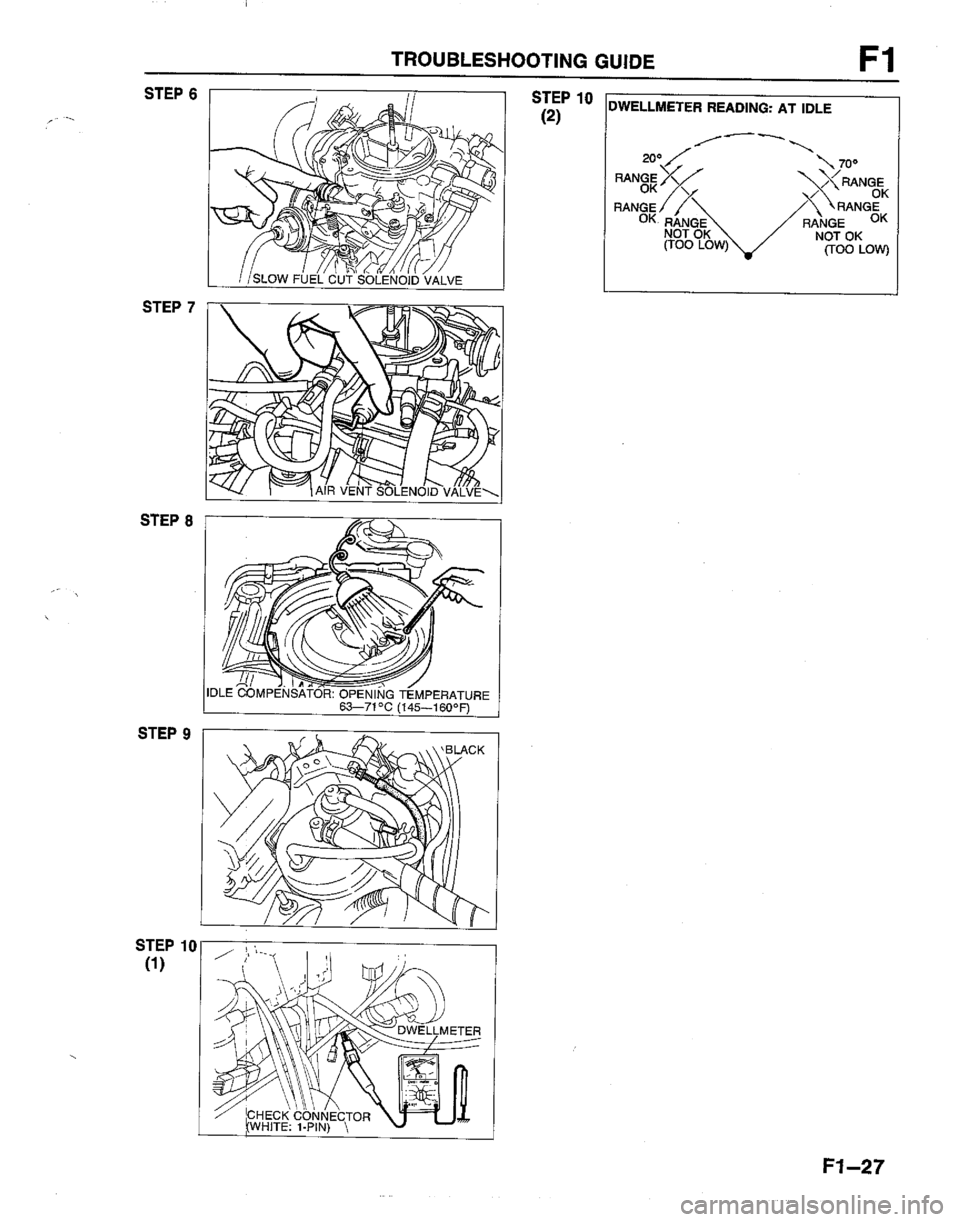 MAZDA B2200 1992  Workshop Manual 