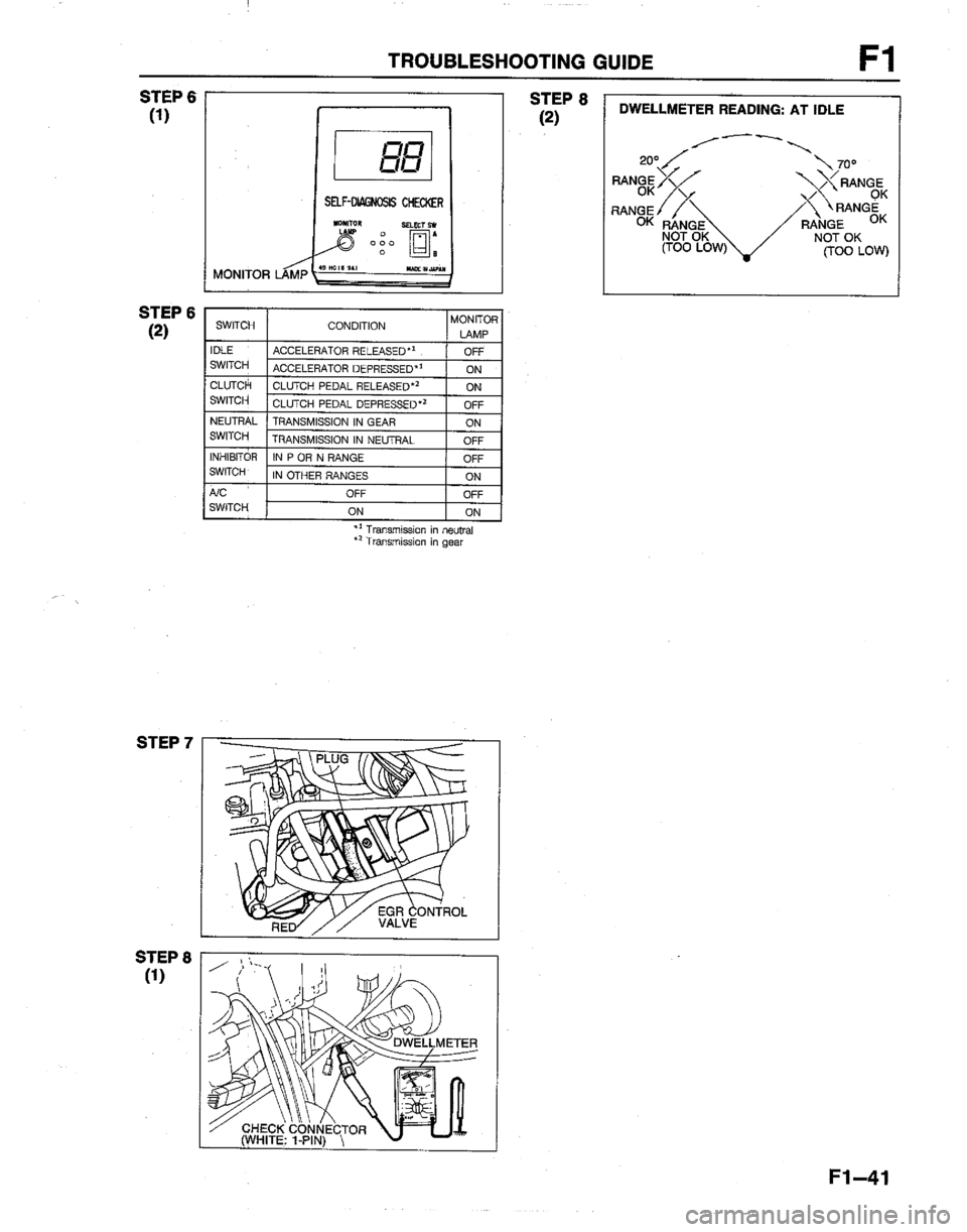 MAZDA B2200 1992  Workshop Manual 