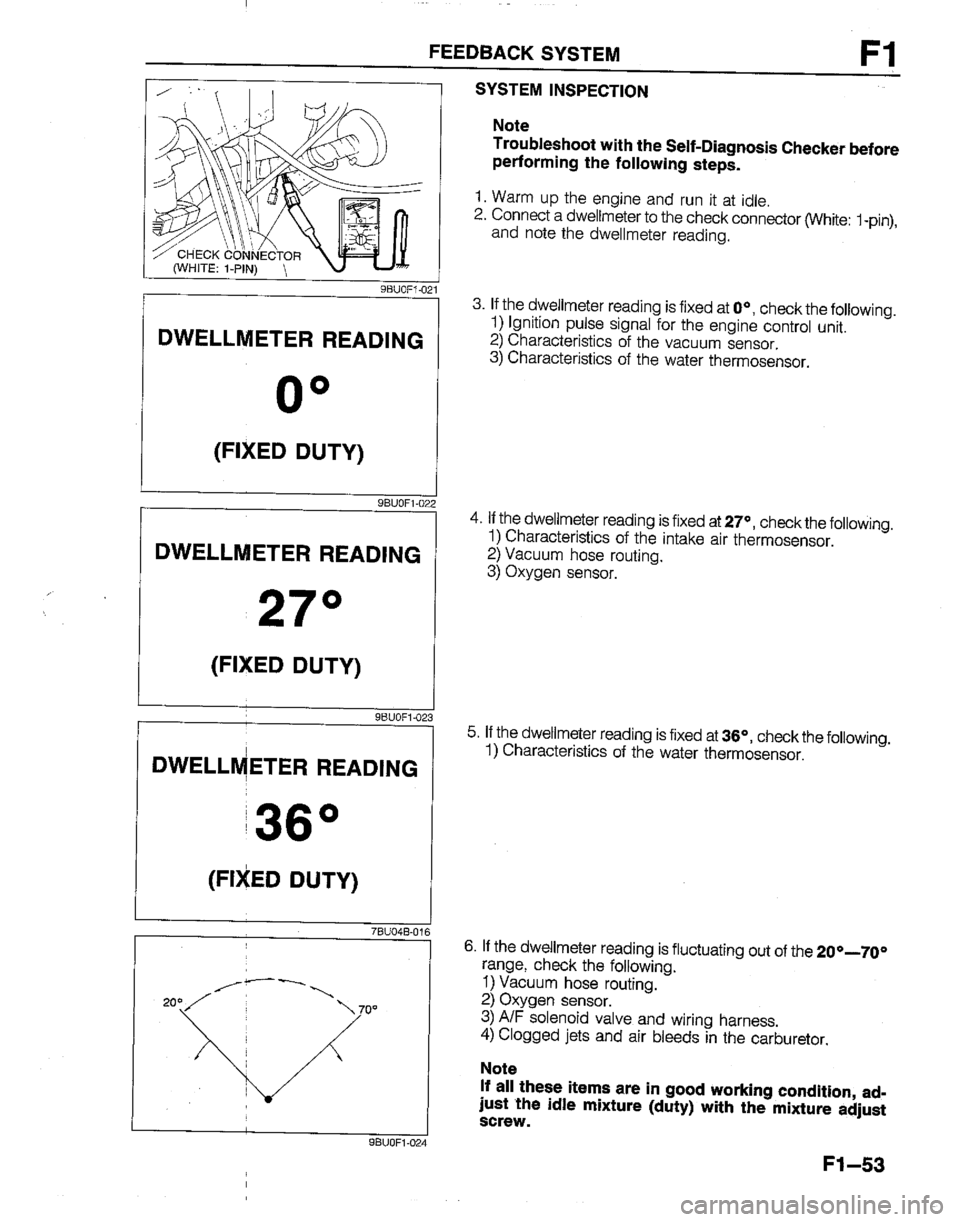 MAZDA B2200 1992  Workshop Manual 