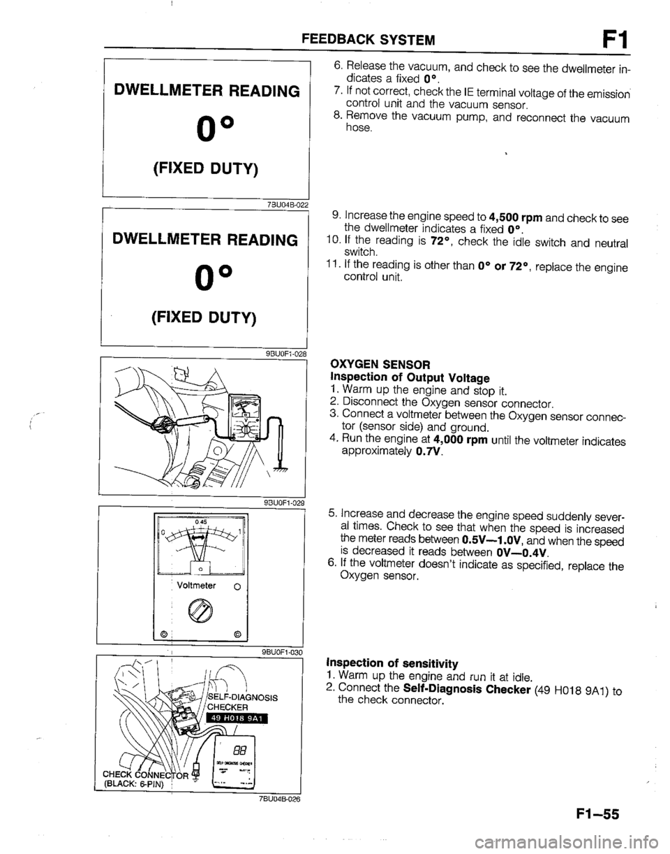 MAZDA B2200 1992  Workshop Manual 