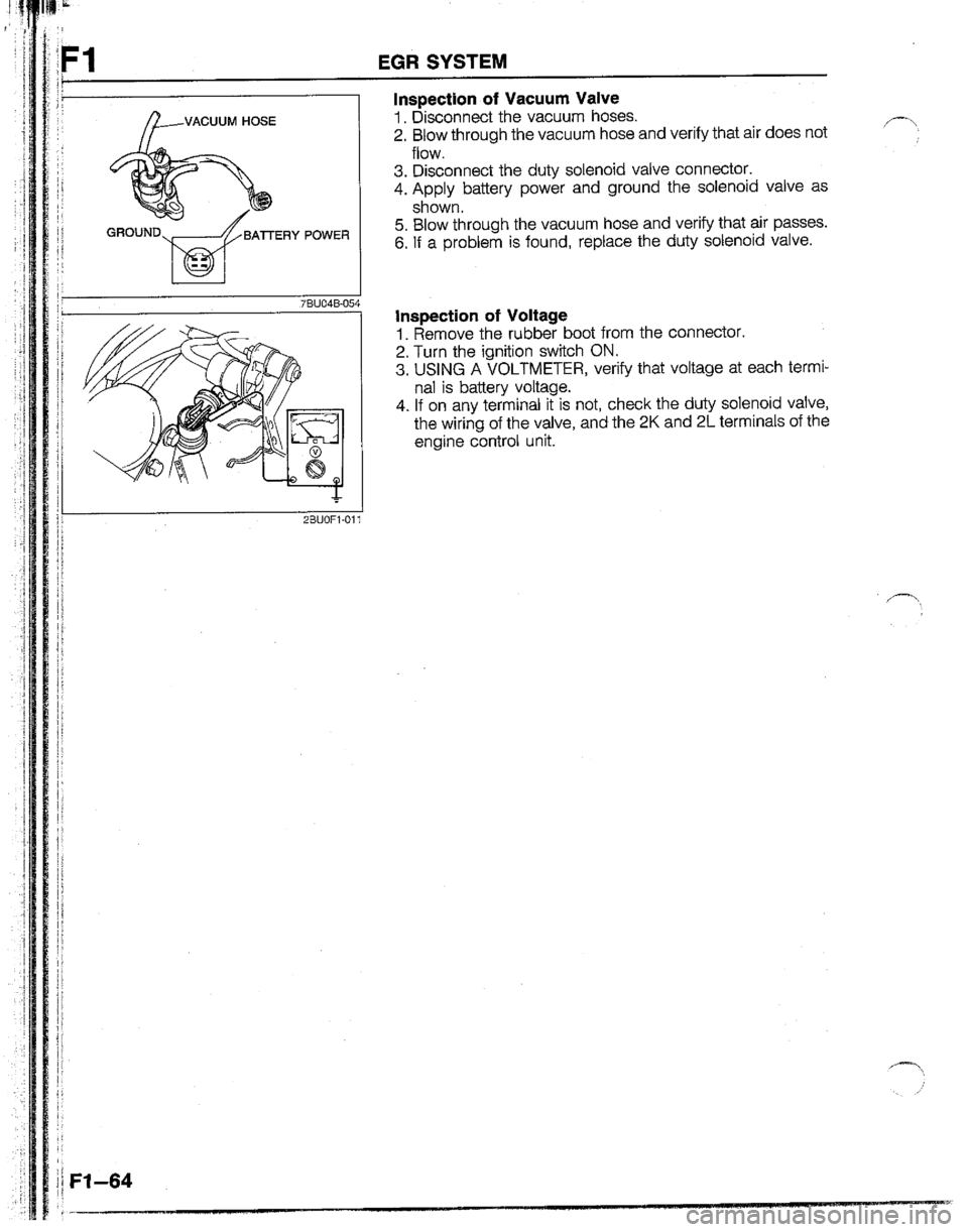 MAZDA B2200 1992  Workshop Manual 