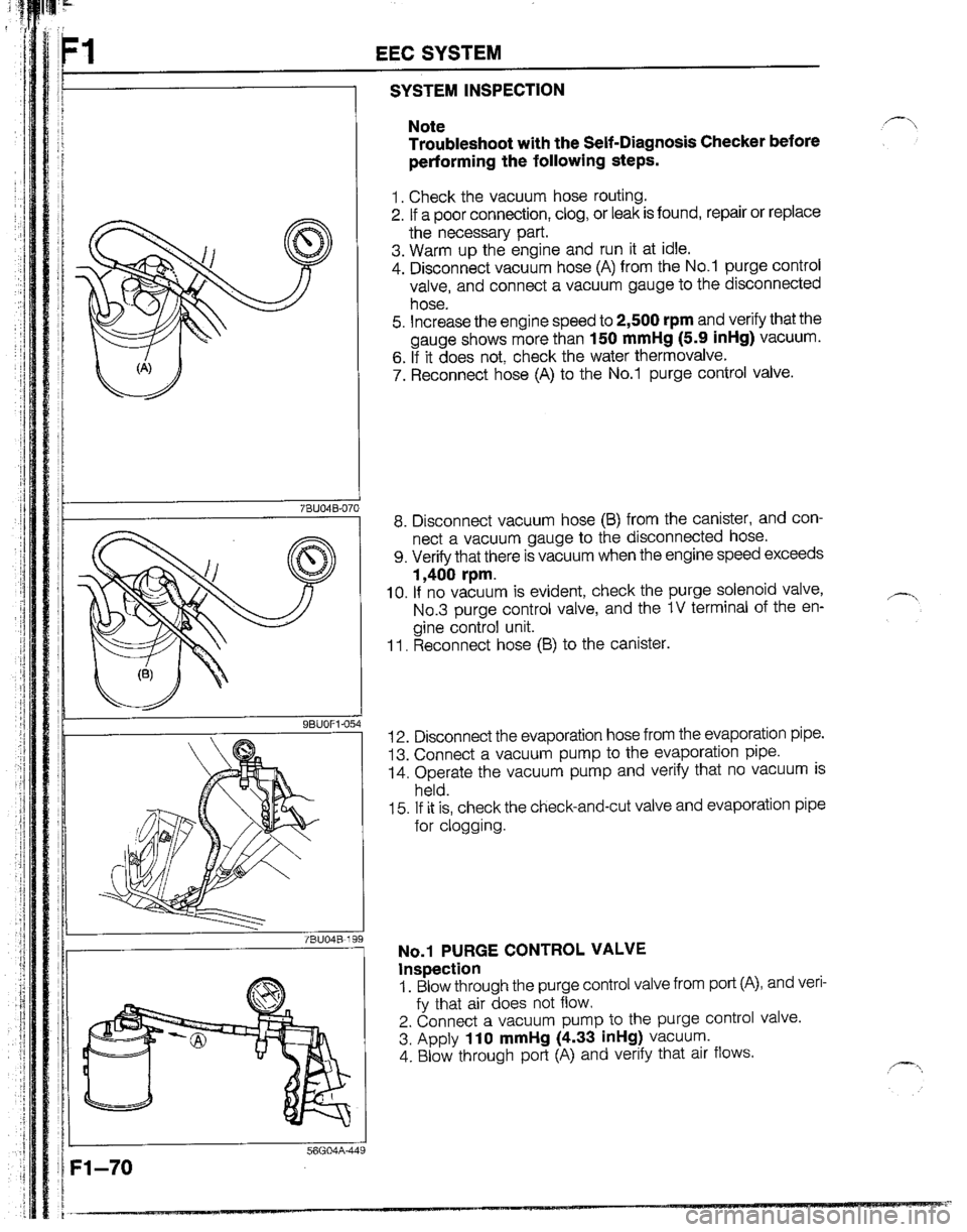 MAZDA B2200 1992  Workshop Manual 