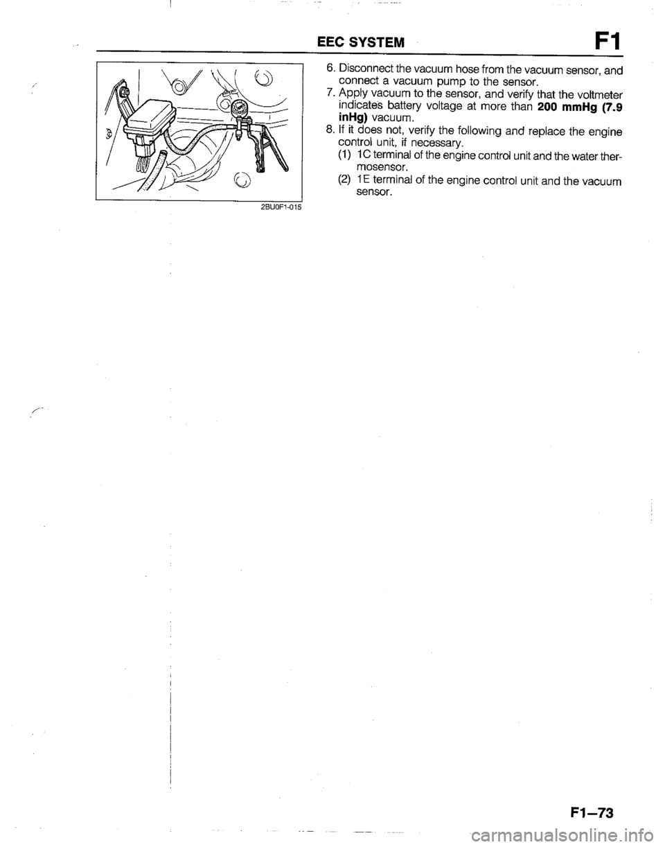 MAZDA B2200 1992  Workshop Manual 