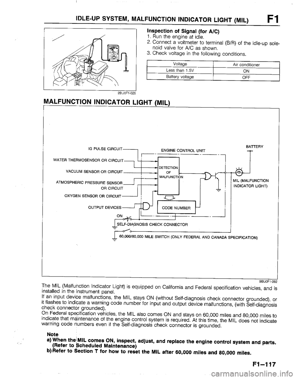 MAZDA B2200 1992  Workshop Manual 