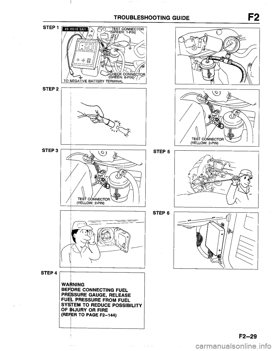 MAZDA B2200 1992  Workshop Manual 