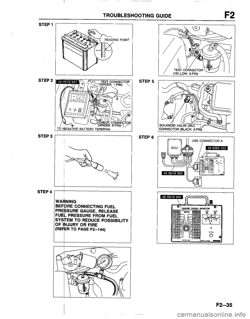 MAZDA B2200 1992  Workshop Manual 