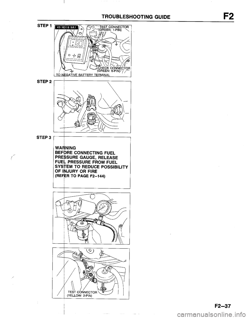 MAZDA B2200 1992  Workshop Manual 