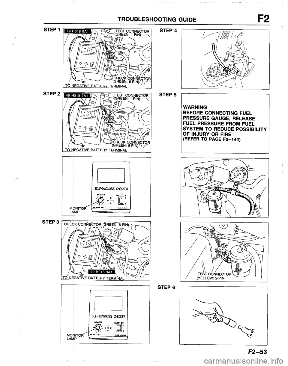 MAZDA B2200 1992  Workshop Manual 