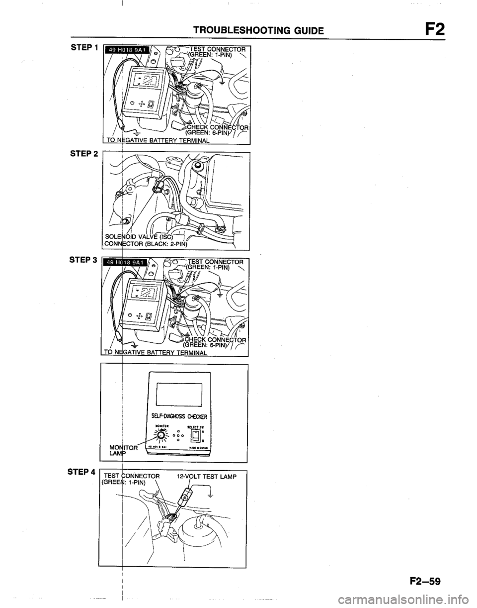 MAZDA B2200 1992  Workshop Manual 