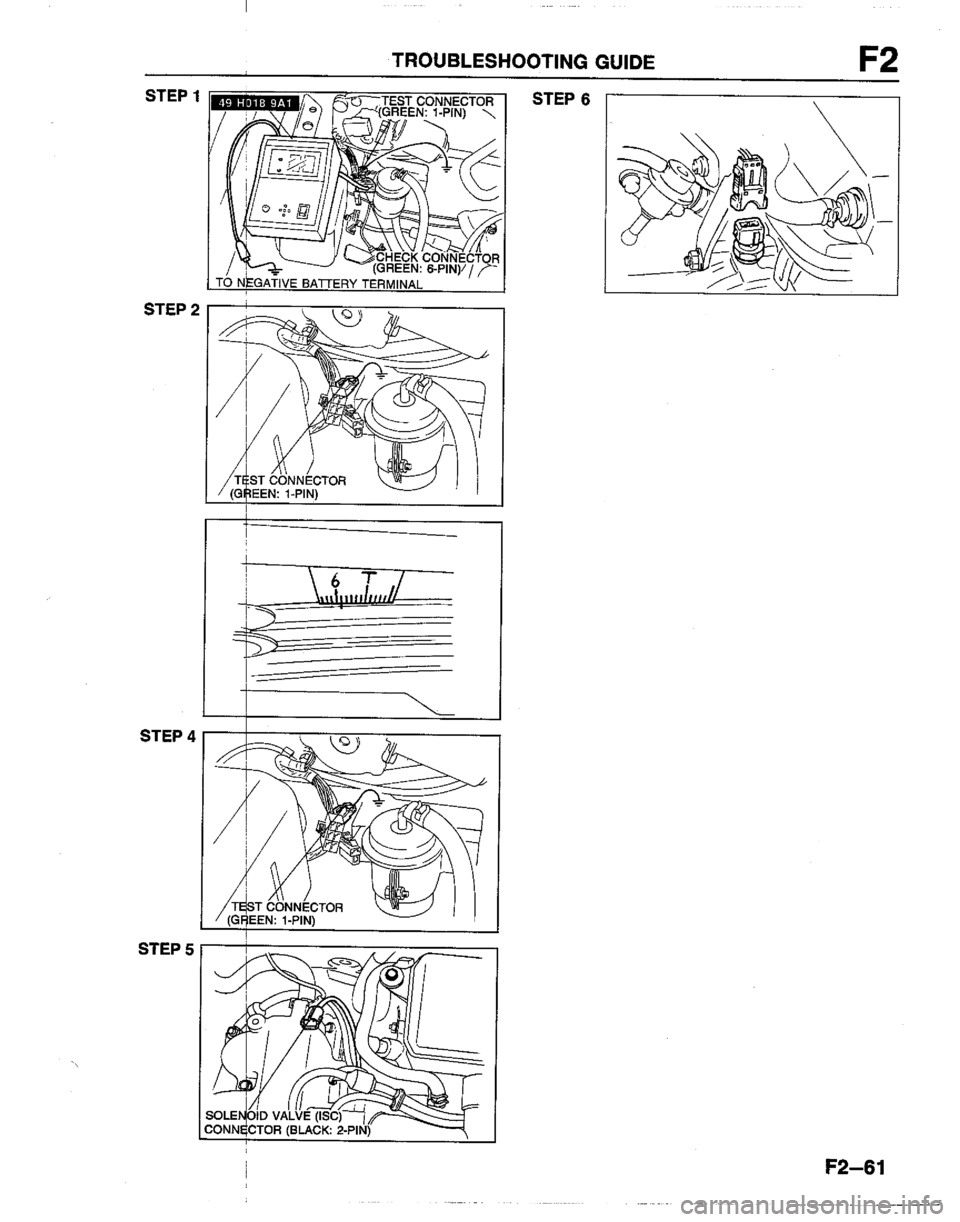 MAZDA B2200 1992  Workshop Manual 