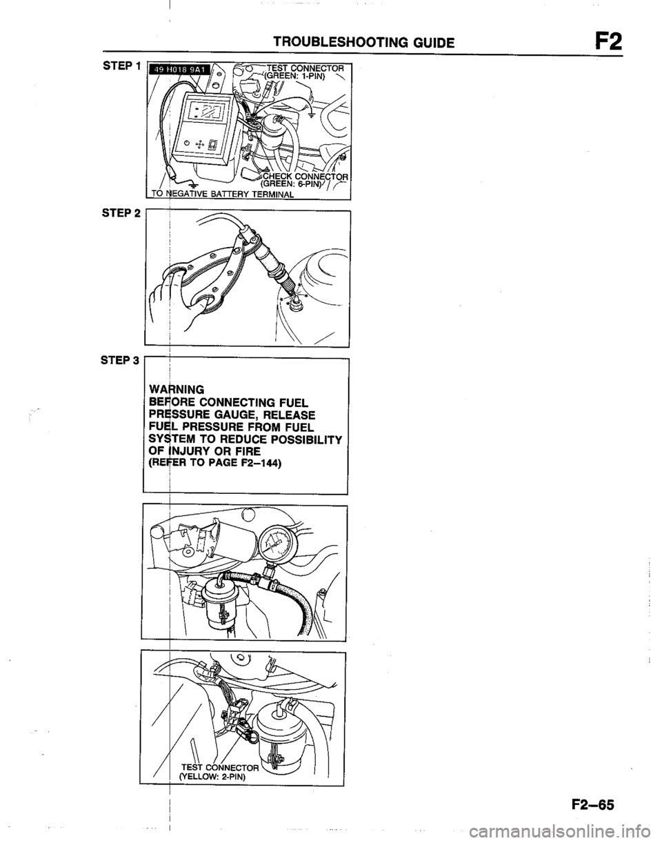 MAZDA B2200 1992  Workshop Manual 