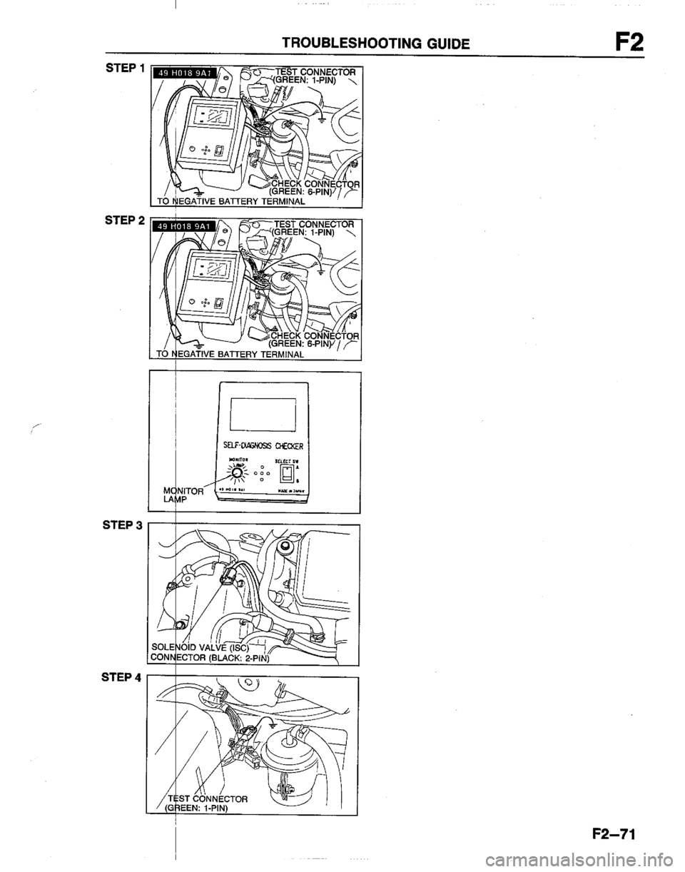 MAZDA B2200 1992  Workshop Manual 