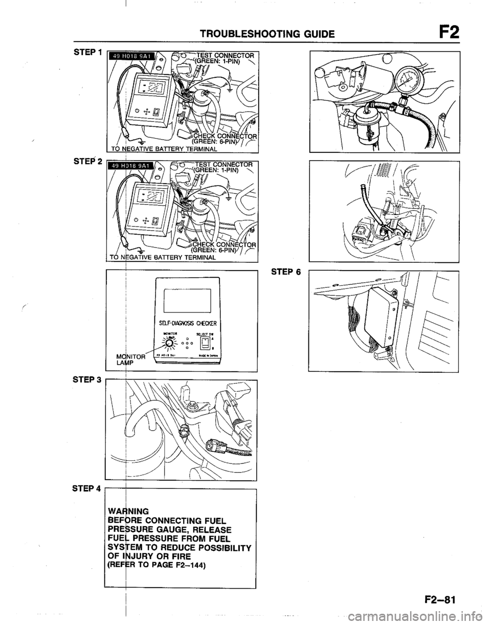MAZDA B2200 1992  Workshop Manual 