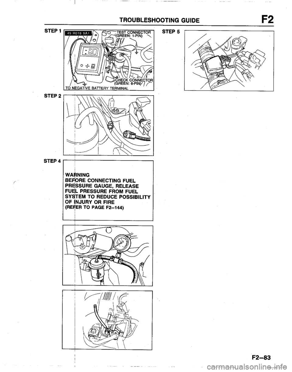 MAZDA B2200 1992  Workshop Manual 