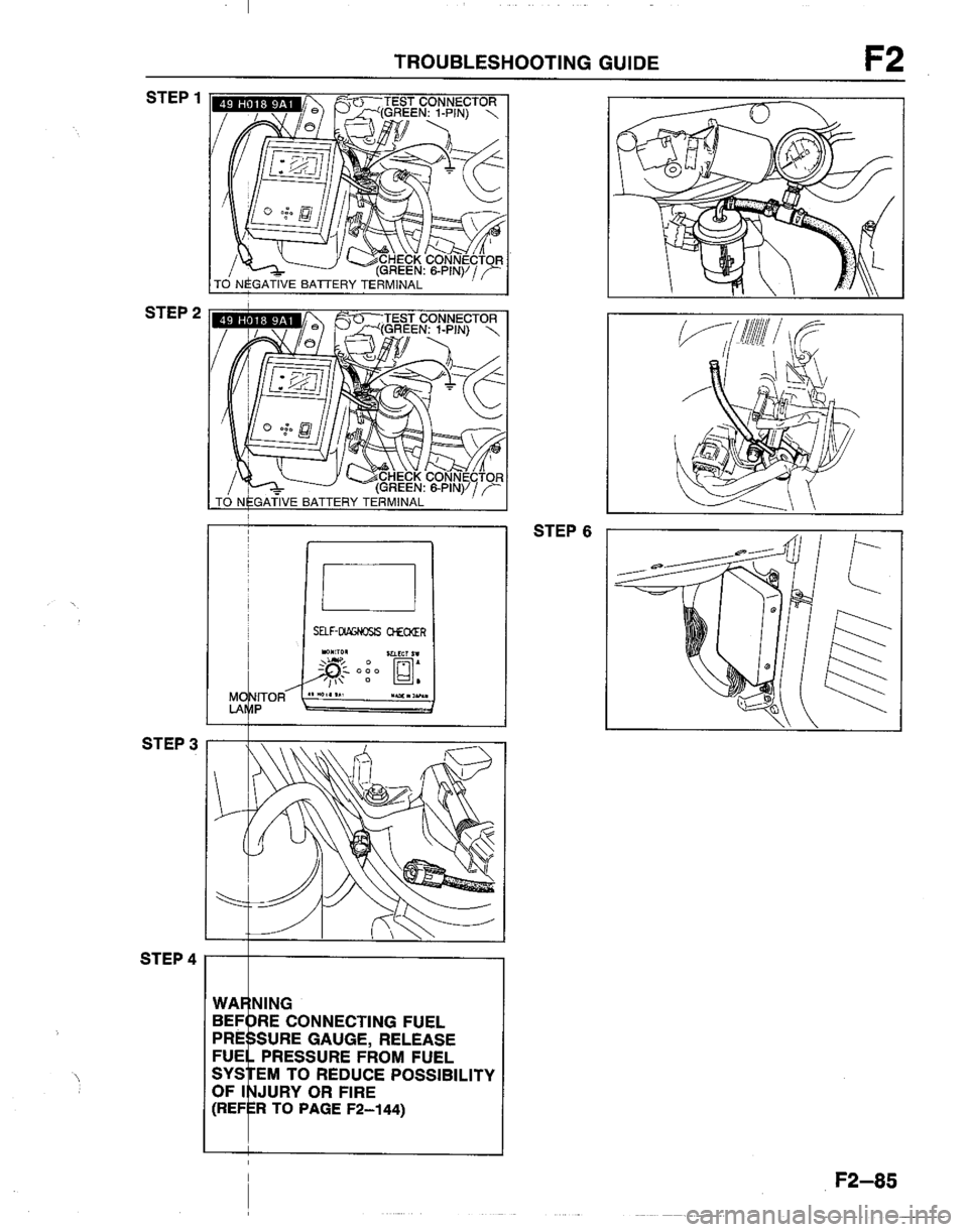 MAZDA B2200 1992  Workshop Manual 