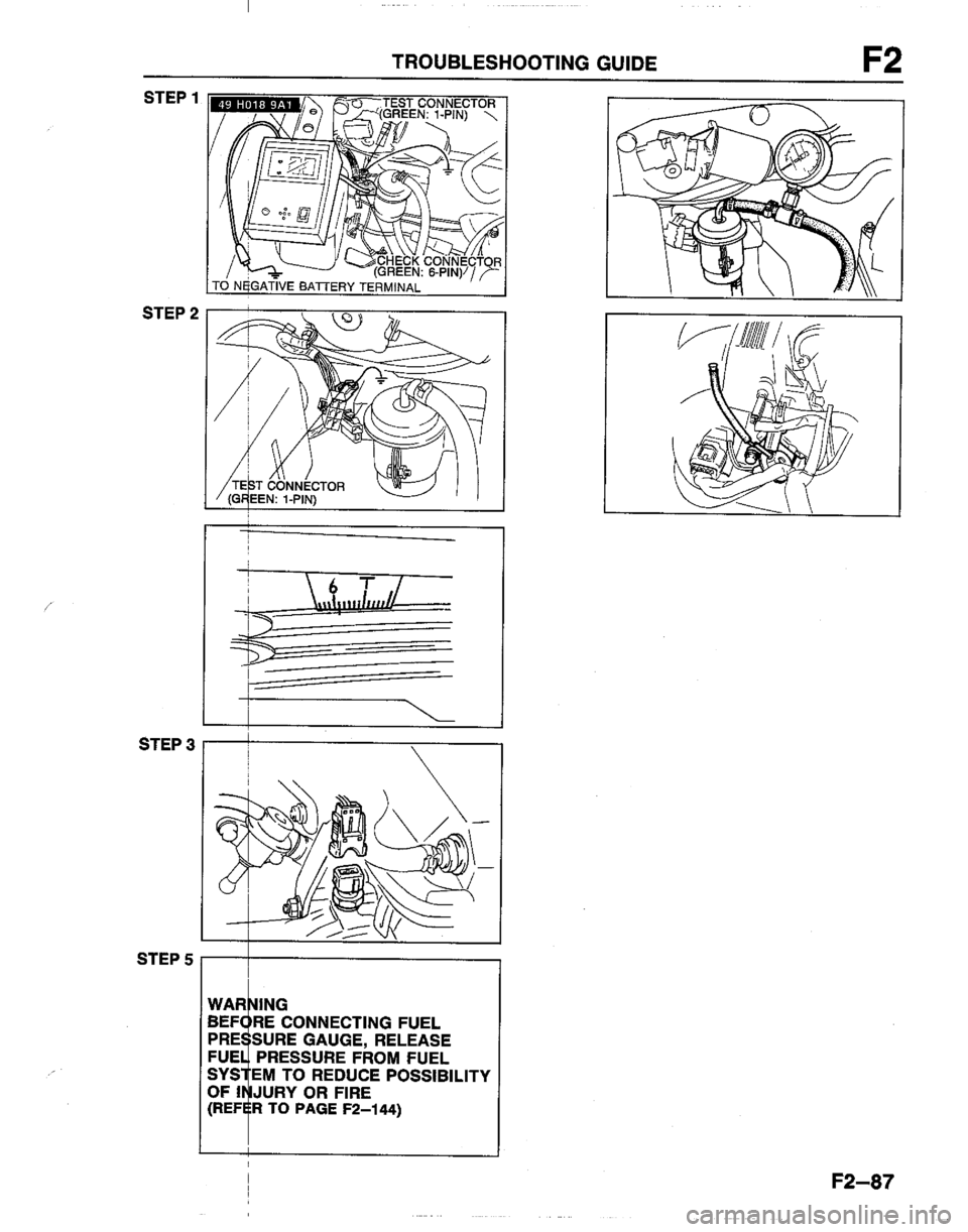 MAZDA B2200 1992  Workshop Manual 