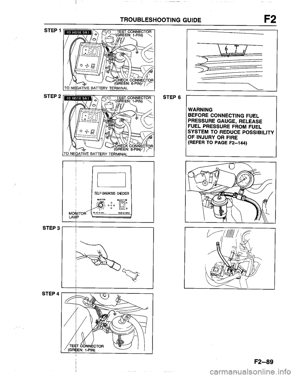 MAZDA B2200 1992  Workshop Manual 