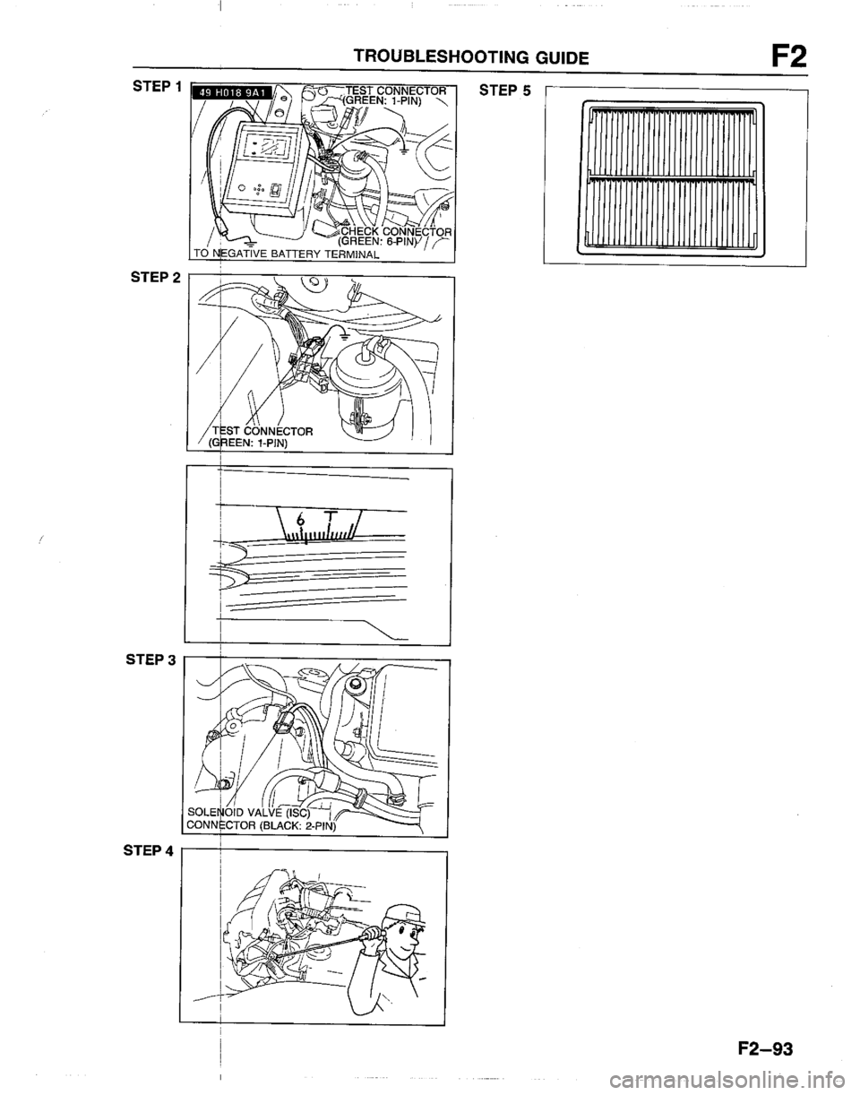 MAZDA B2200 1992  Workshop Manual 