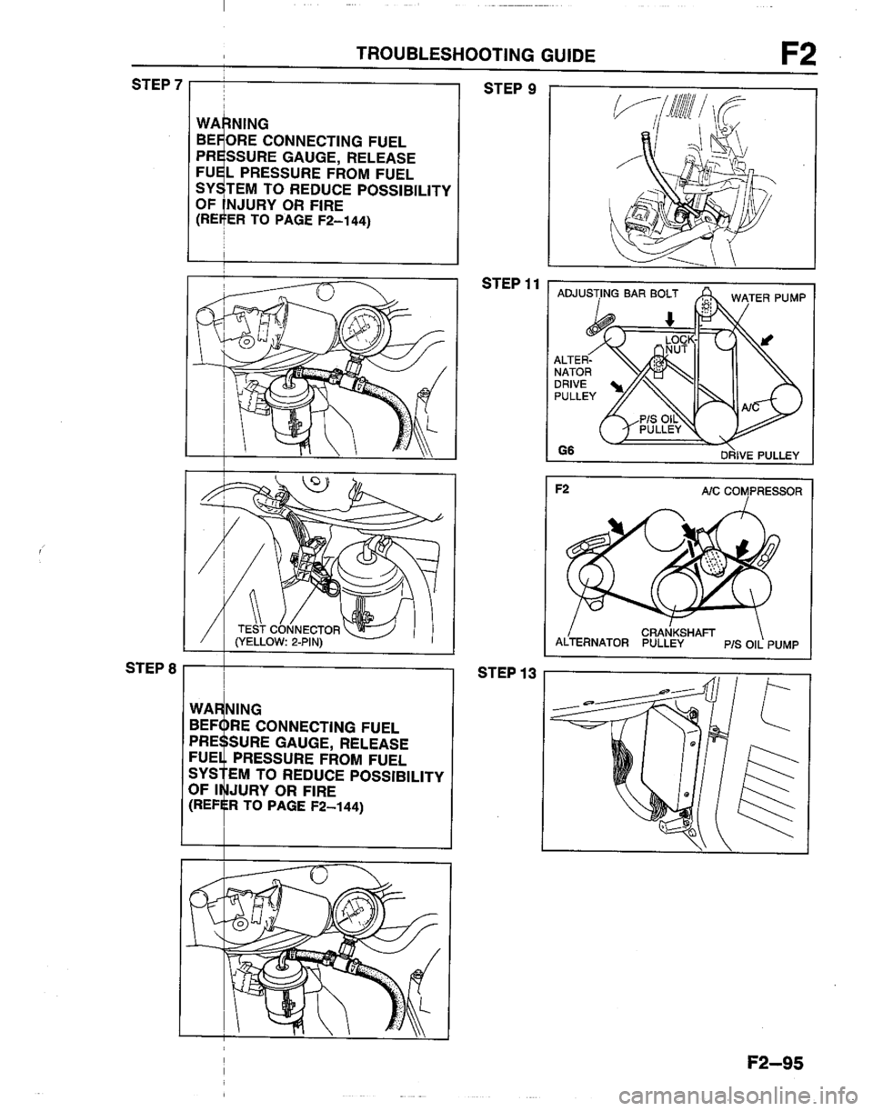 MAZDA B2200 1992  Workshop Manual 