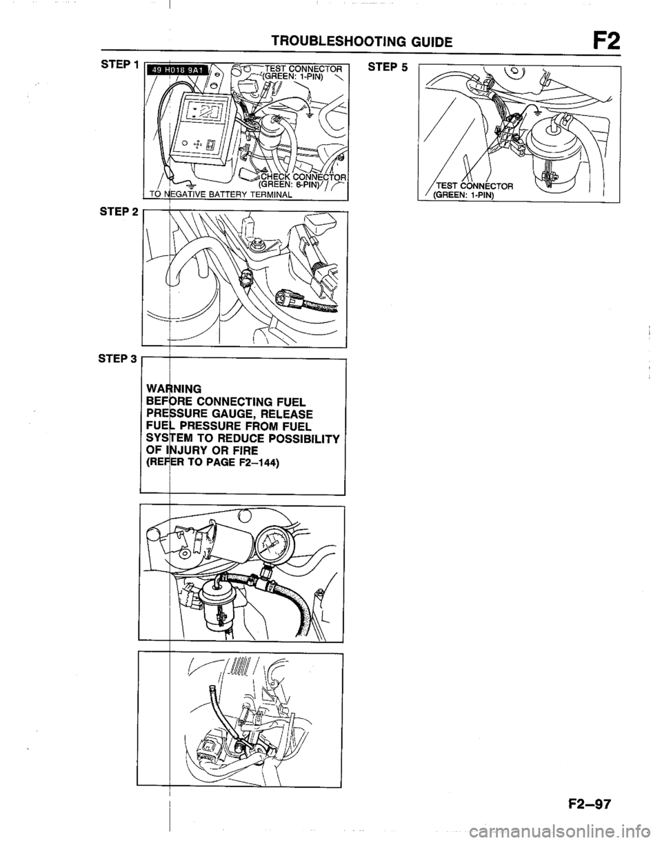 MAZDA B2200 1992  Workshop Manual 