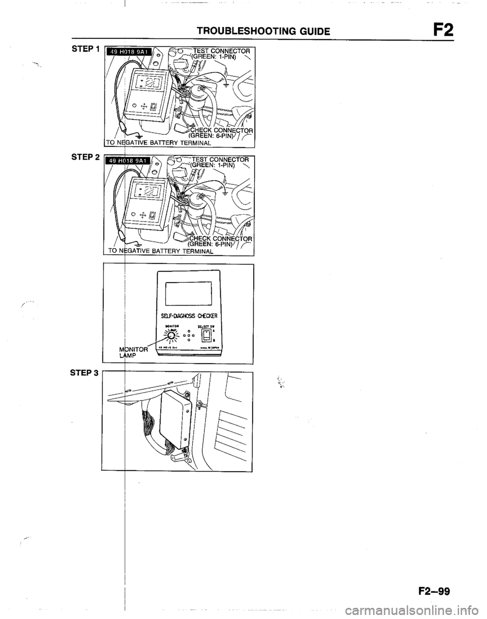 MAZDA B2200 1992  Workshop Manual 