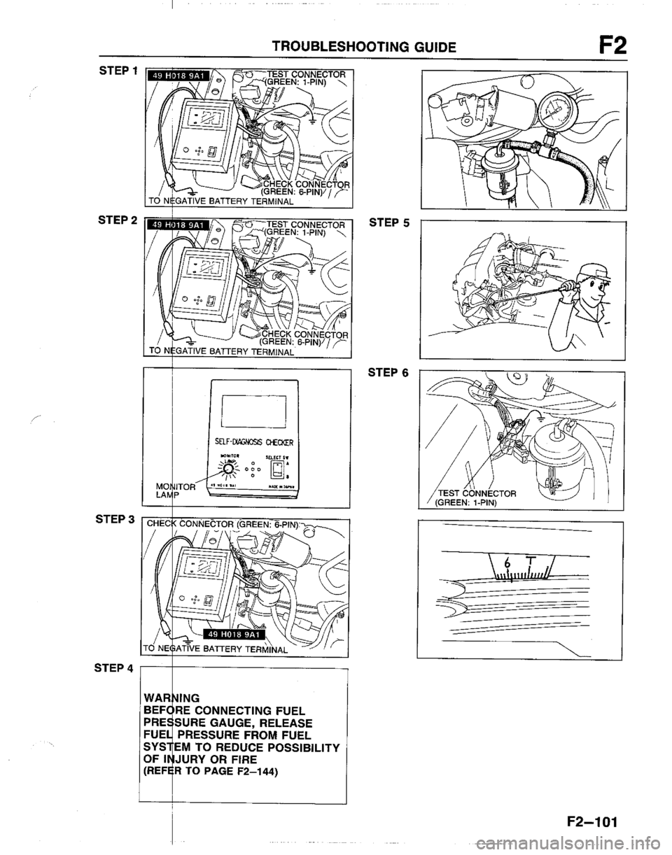 MAZDA B2200 1992  Workshop Manual 