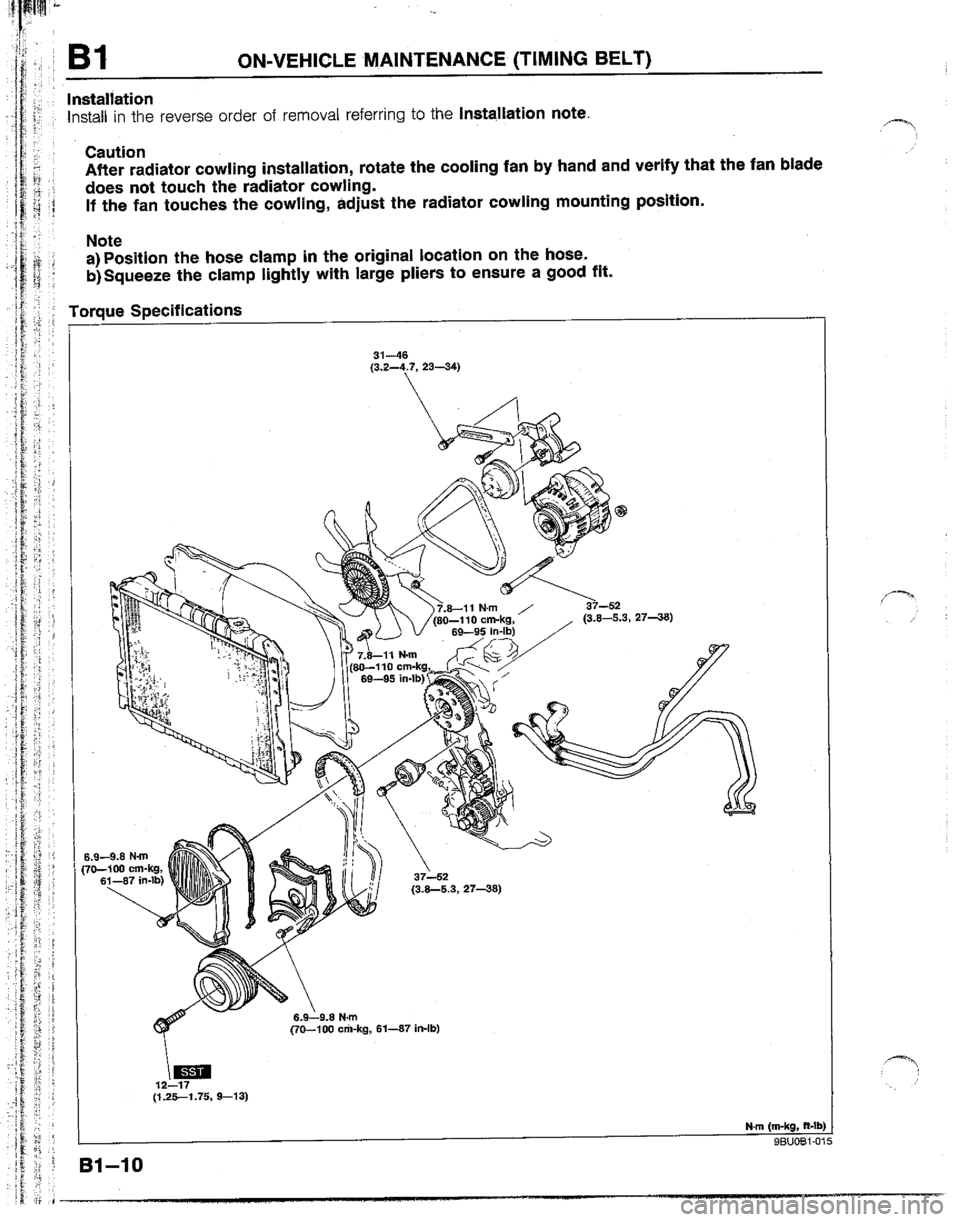 MAZDA B2200 1992  Workshop Manual 
