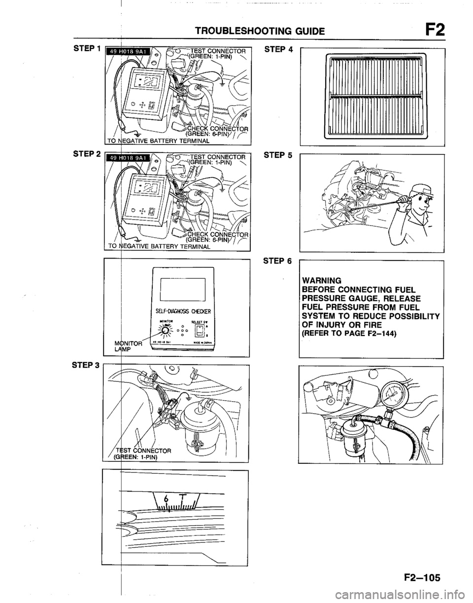MAZDA B2200 1992  Workshop Manual 