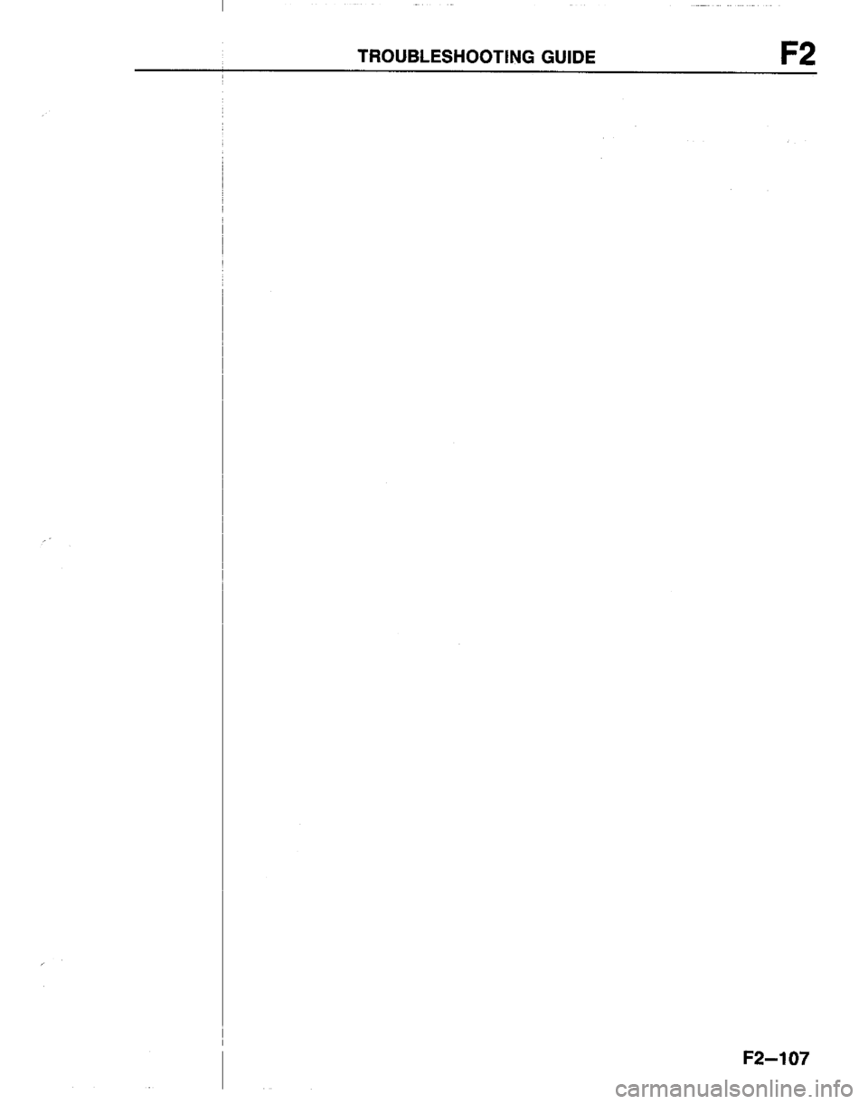 MAZDA B2200 1992  Workshop Manual 