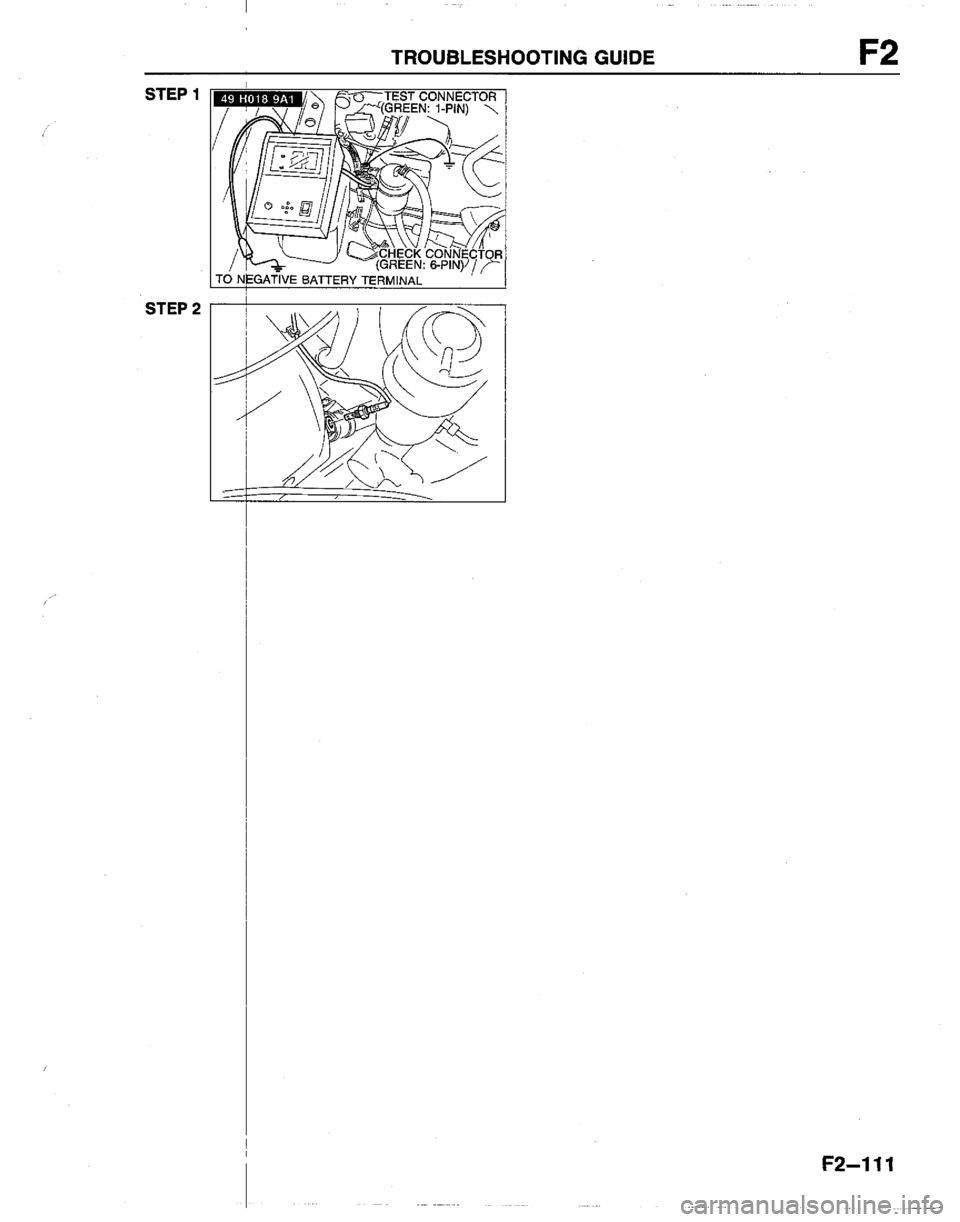 MAZDA B2200 1992  Workshop Manual 