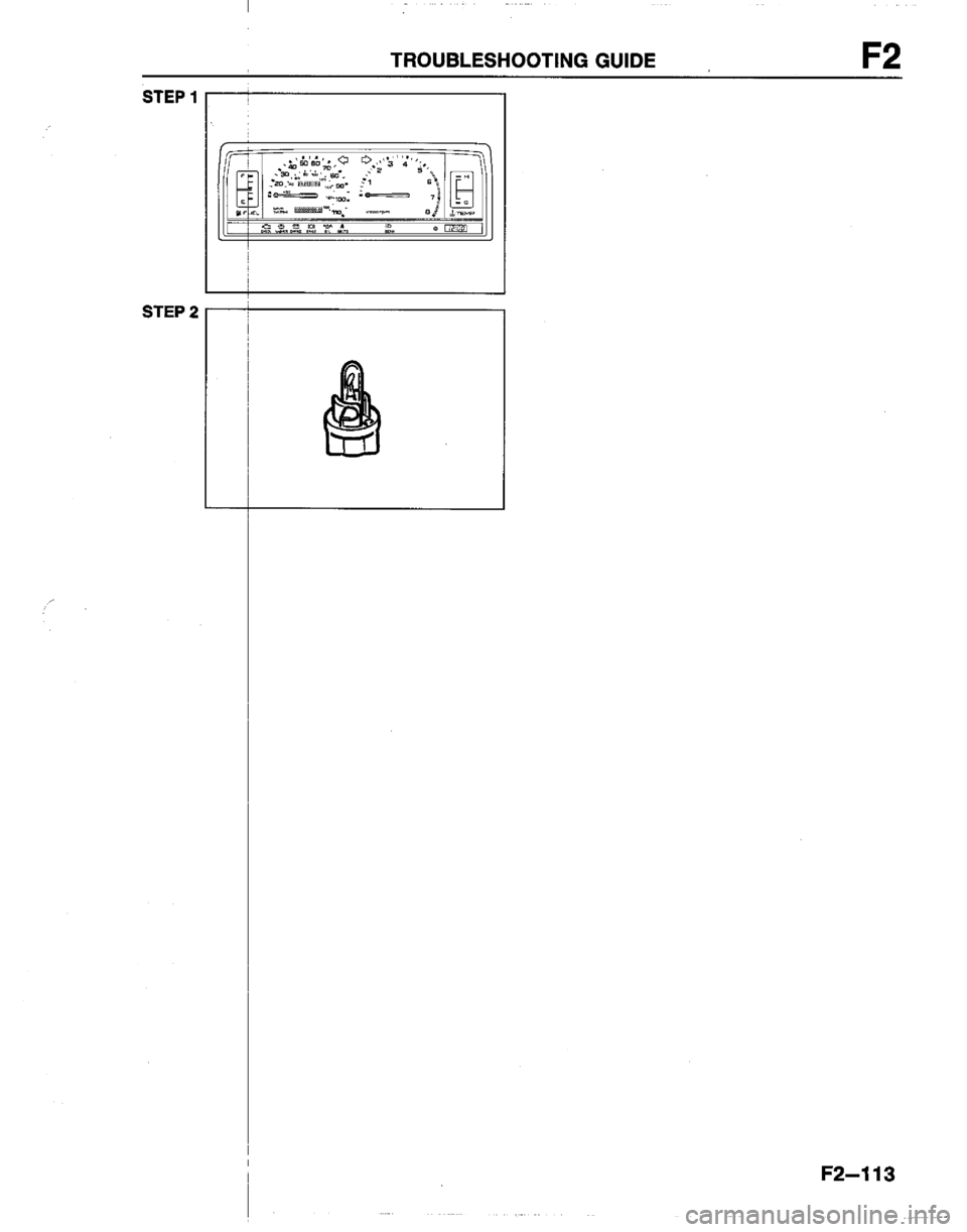 MAZDA B2200 1992  Workshop Manual 
