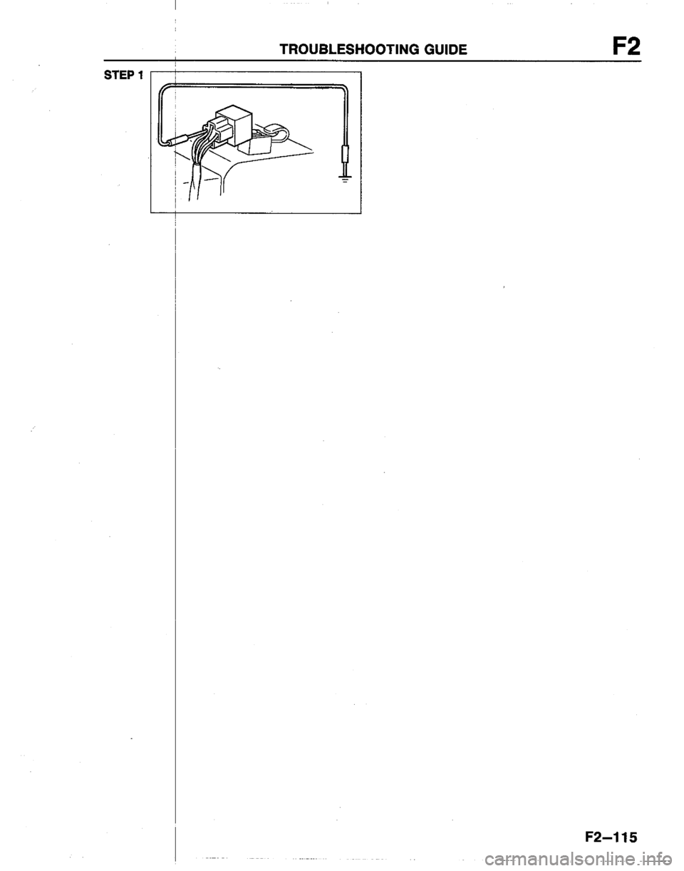 MAZDA B2200 1992  Workshop Manual 
