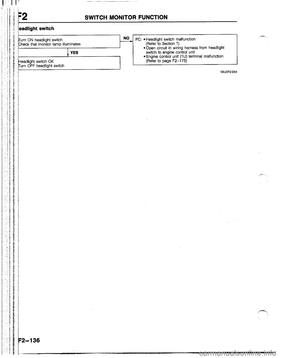 MAZDA B2200 1992  Workshop Manual 