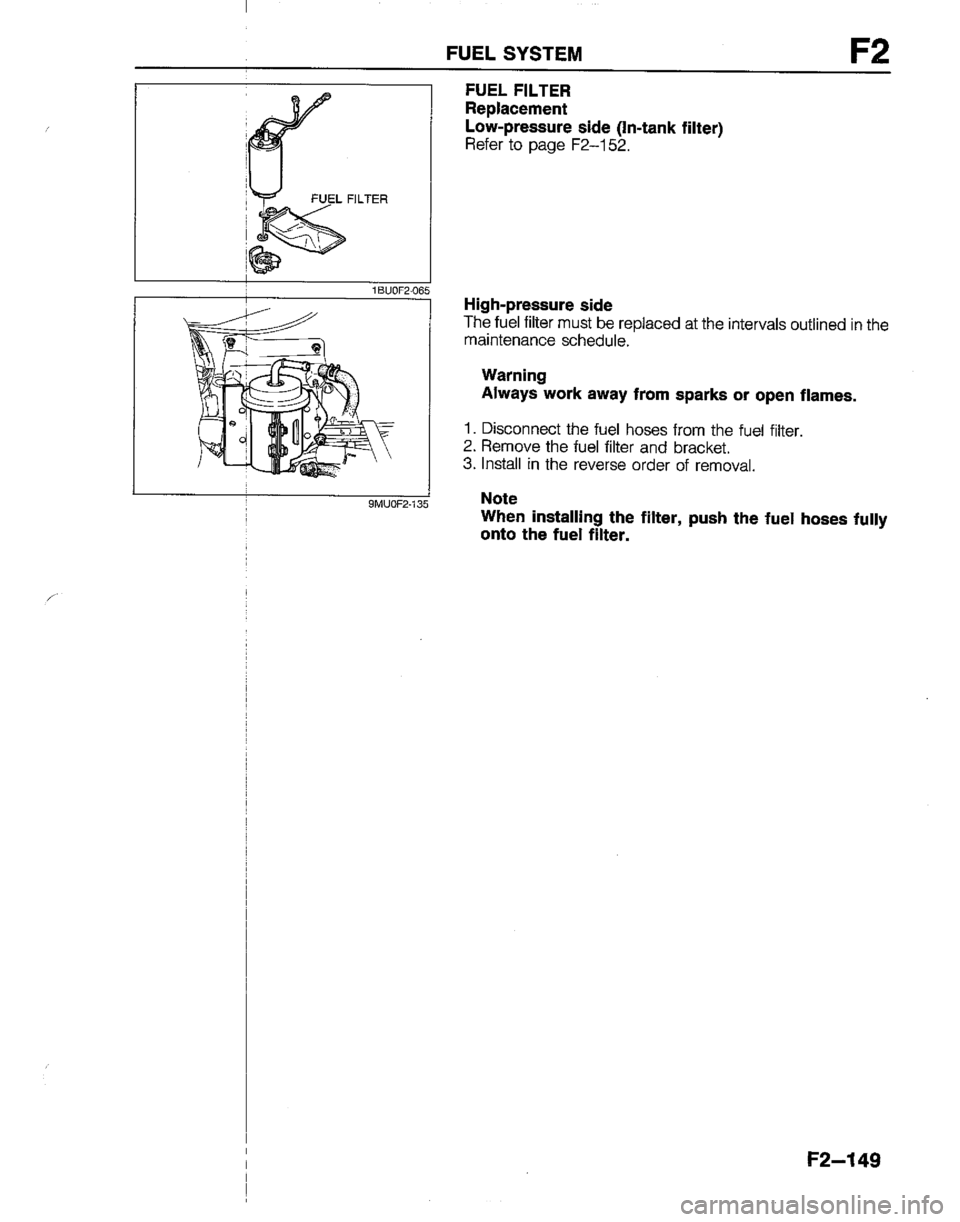 MAZDA B2200 1992  Workshop Manual 