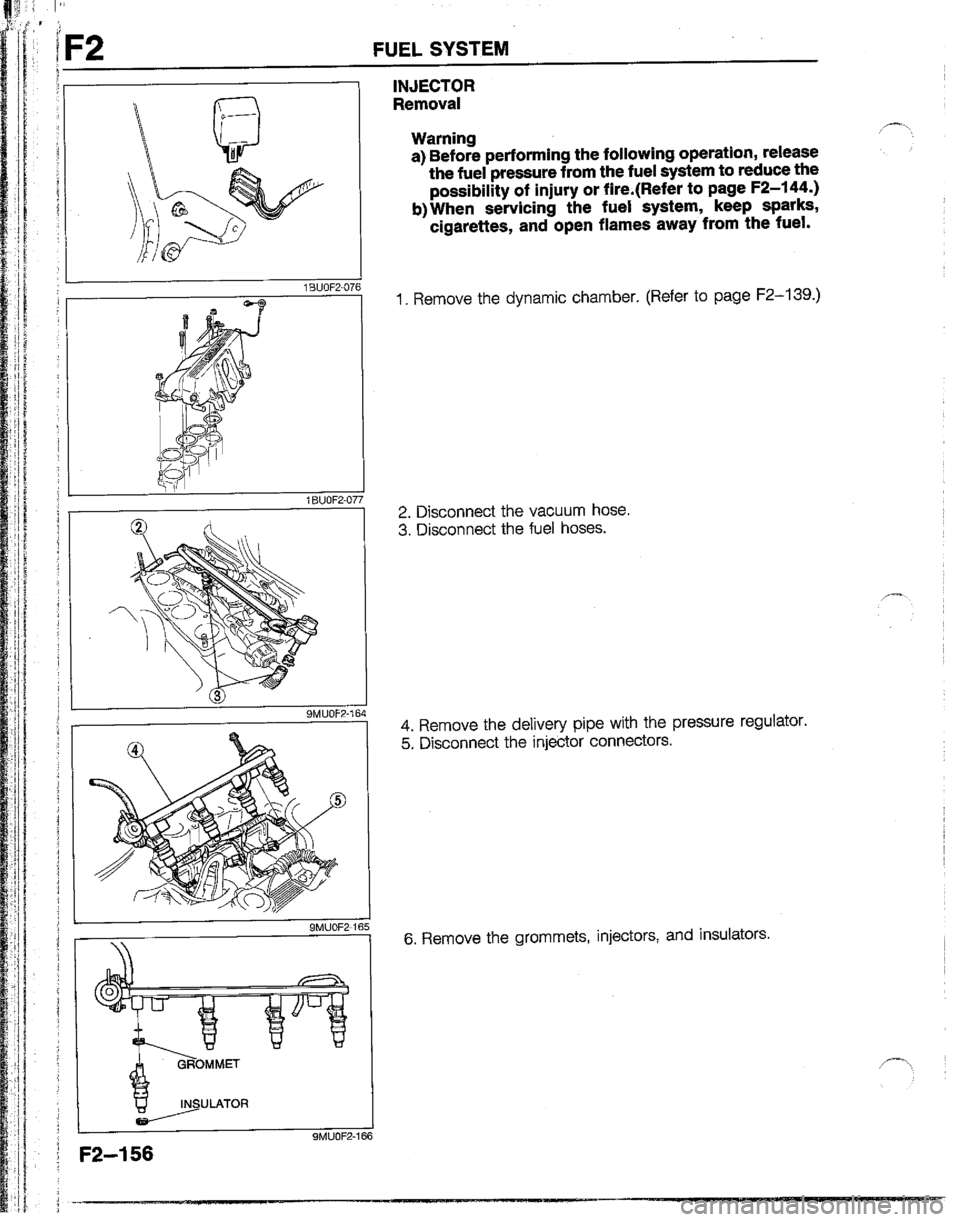 MAZDA B2200 1992  Workshop Manual 