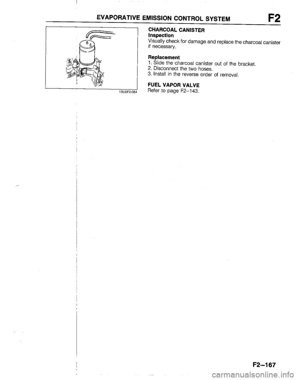 MAZDA B2200 1992  Workshop Manual 