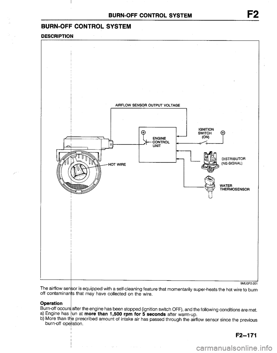 MAZDA B2200 1992  Workshop Manual 