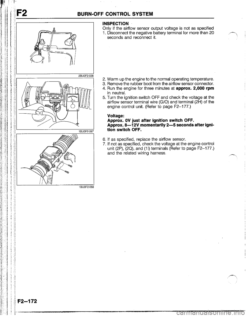 MAZDA B2200 1992  Workshop Manual 