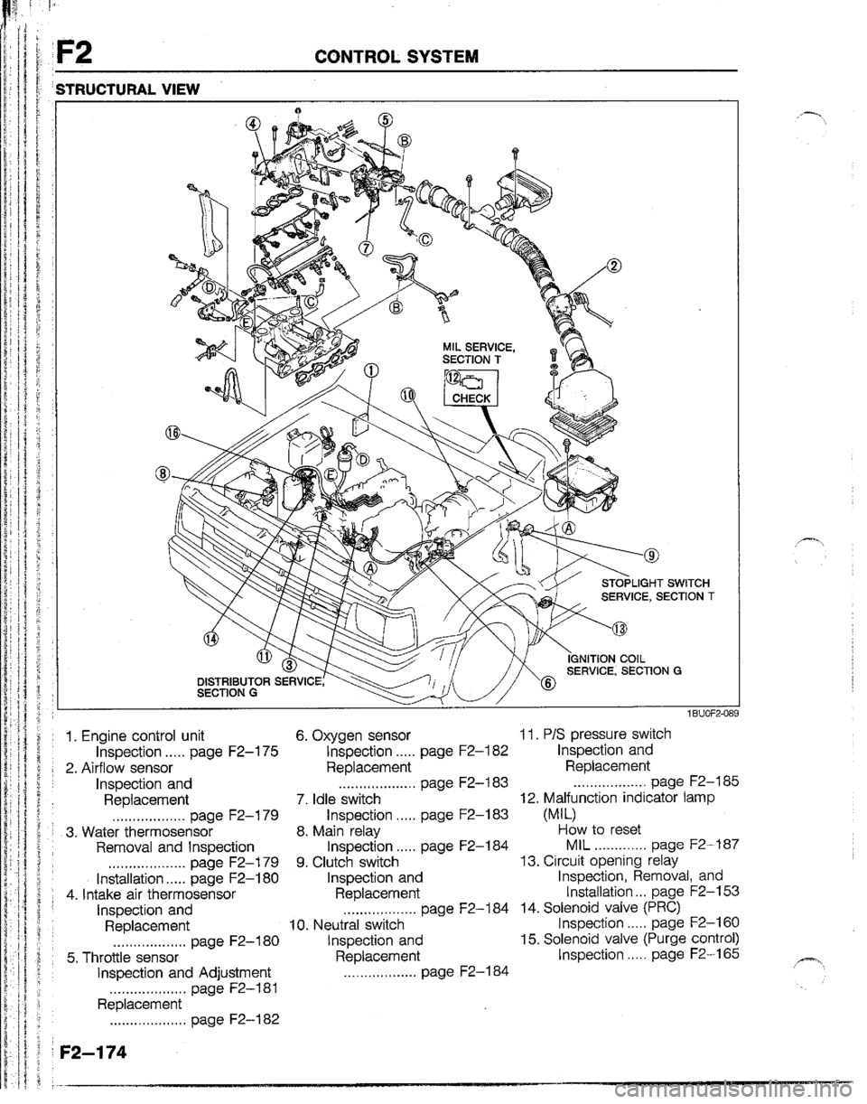 MAZDA B2200 1992  Workshop Manual 