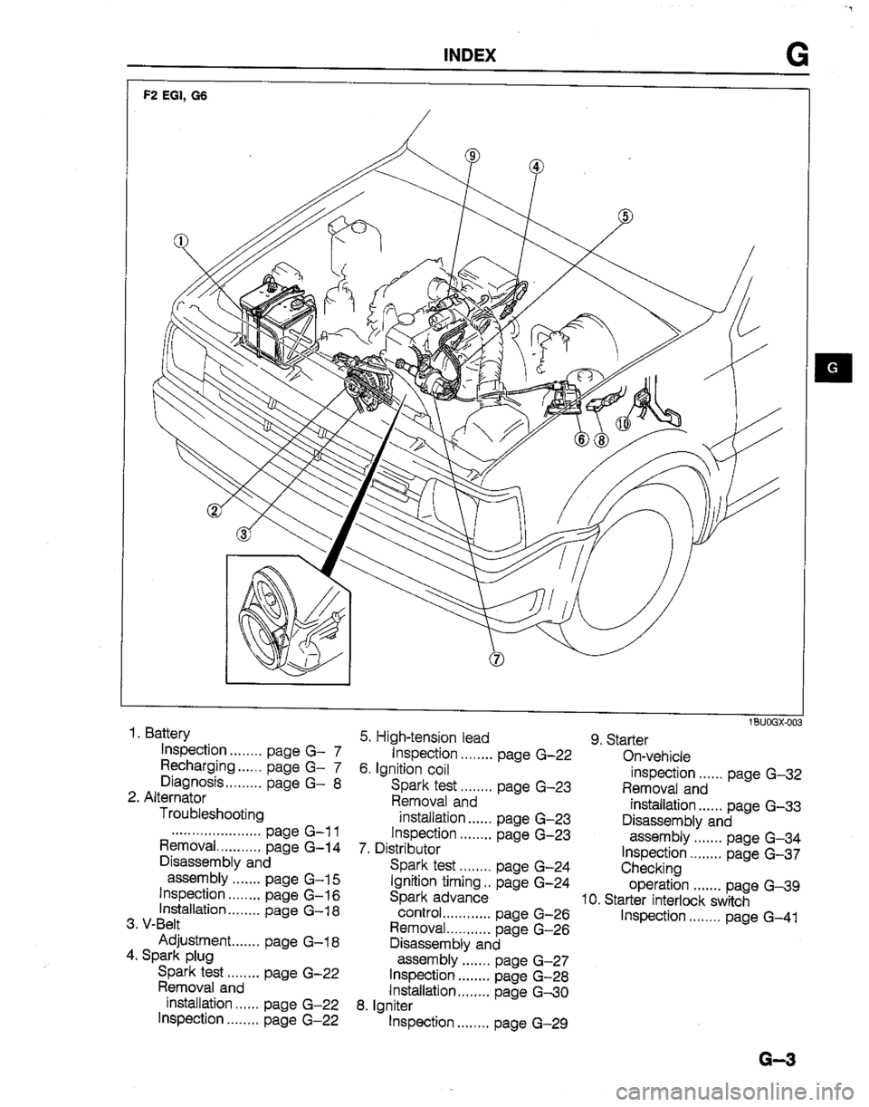 MAZDA B2200 1992  Workshop Manual 