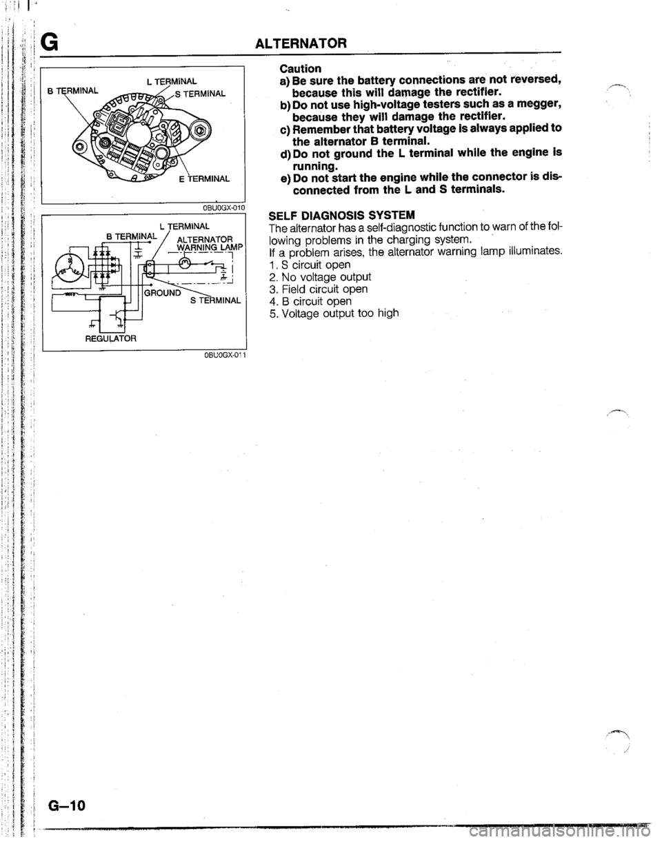 MAZDA B2200 1992  Workshop Manual 