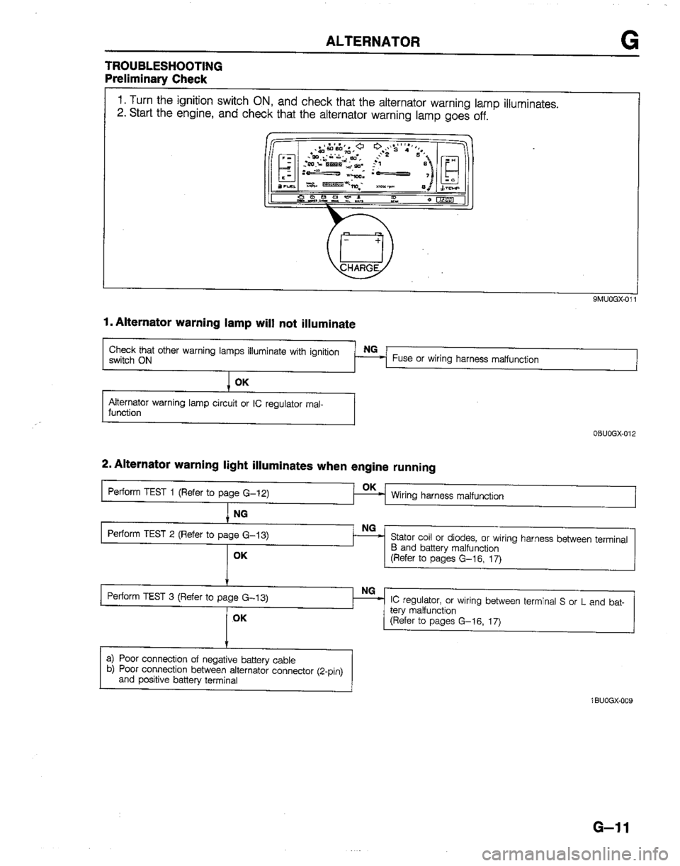 MAZDA B2200 1992  Workshop Manual 