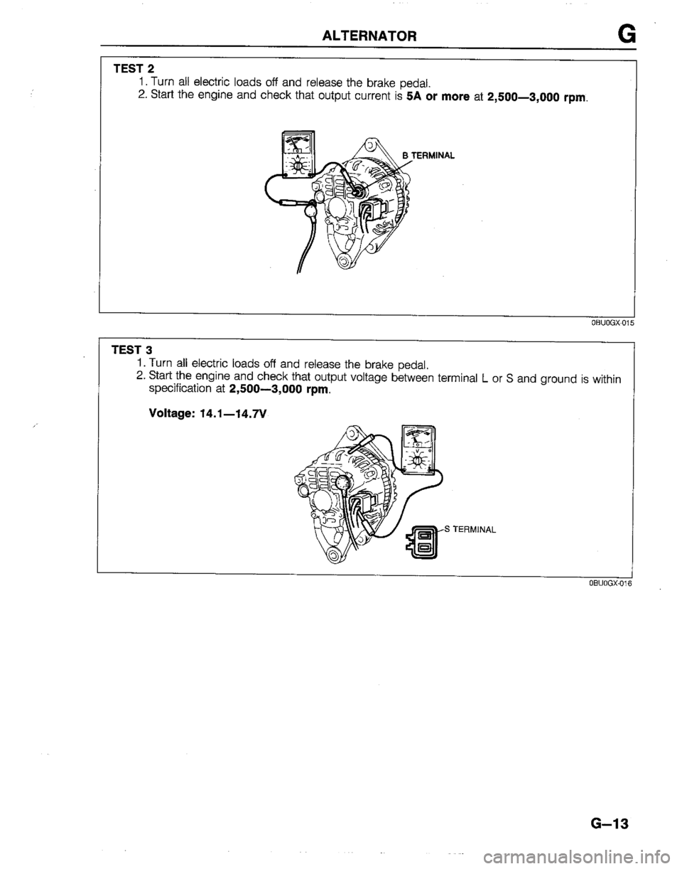 MAZDA B2200 1992  Workshop Manual 