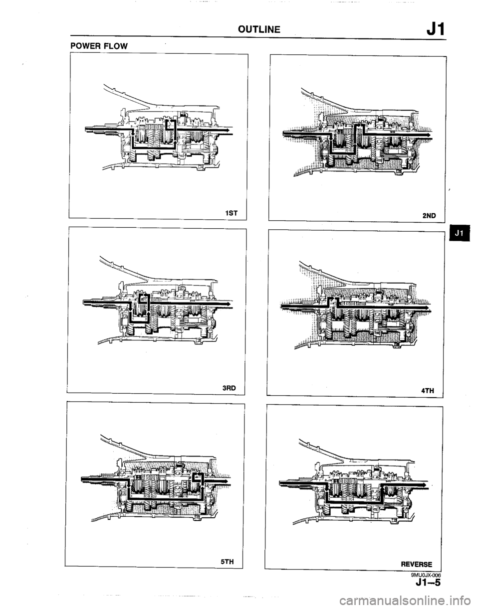 MAZDA B2200 1992  Workshop Manual 