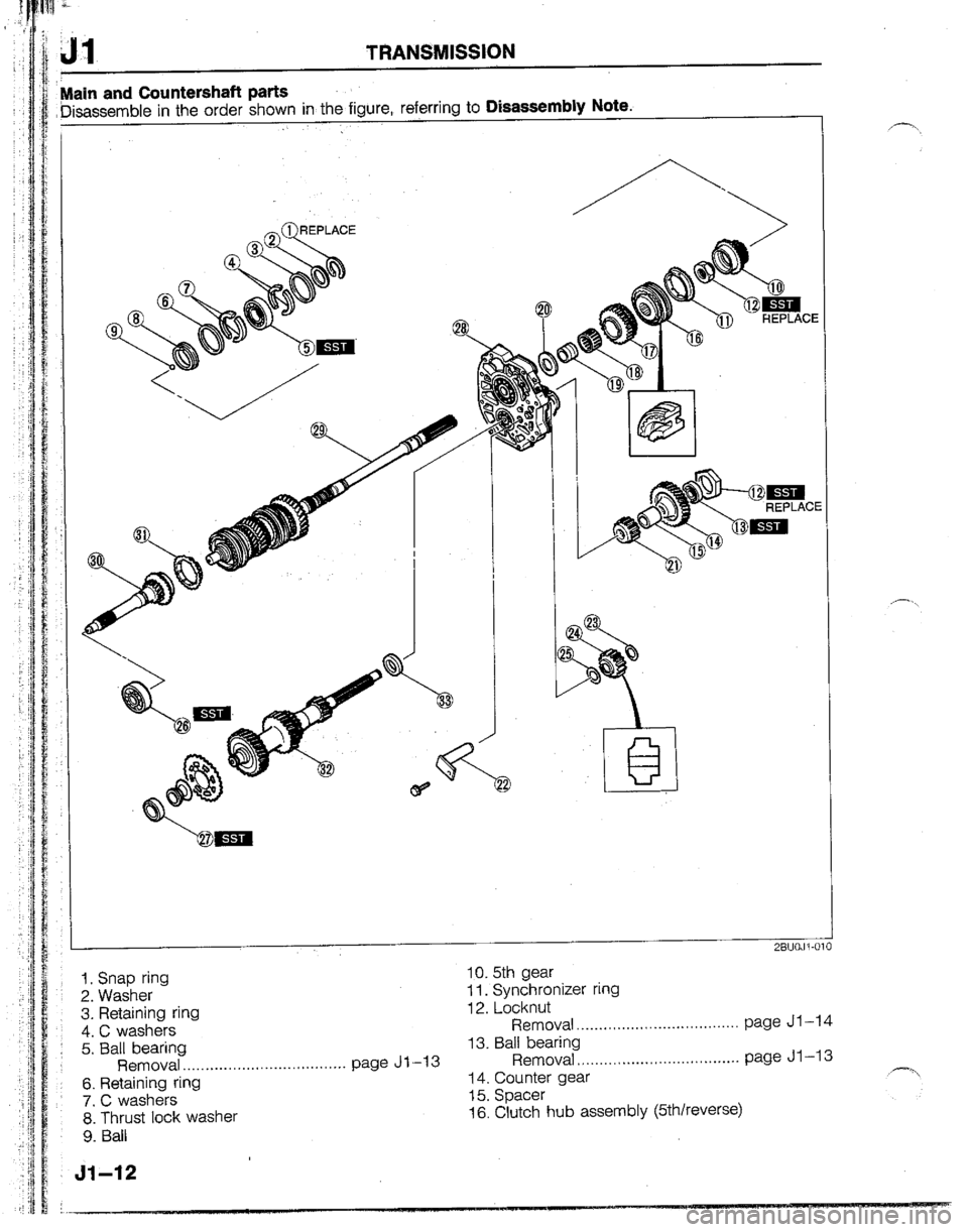 MAZDA B2200 1992  Workshop Manual 