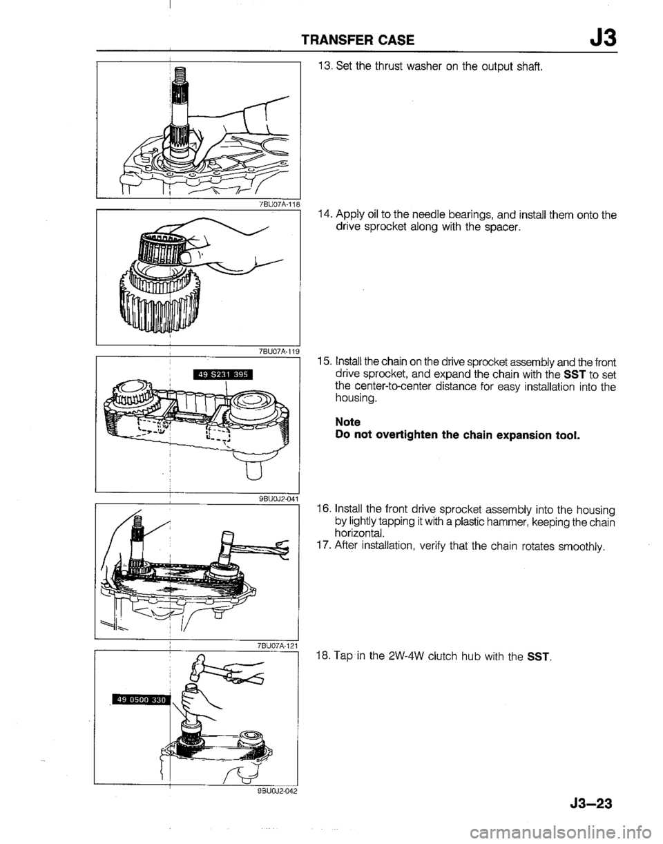 MAZDA B2200 1992  Workshop Manual 