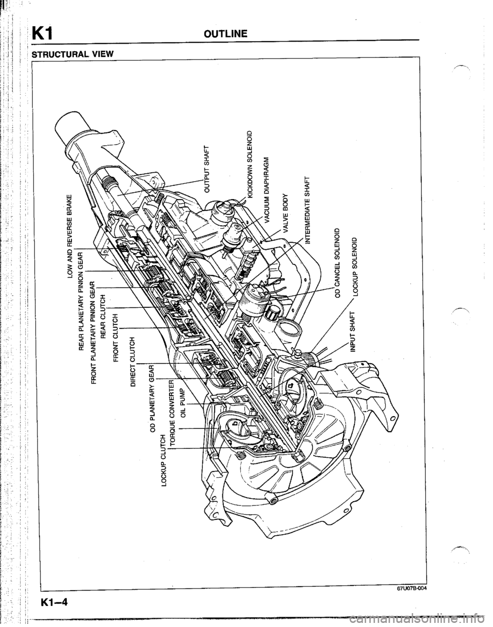 MAZDA B2200 1992  Workshop Manual 